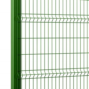 Valla Decorativa Exterior de Malla de Alambre Soldada con Panel Curvo 3D, con Recubrimiento de <span class=keywords><strong>PVC</strong></span> y Tratamiento Térmico <span class=keywords><strong>para</strong></span> <span class=keywords><strong>Balcones</strong></span> y Patios - Product Image 3