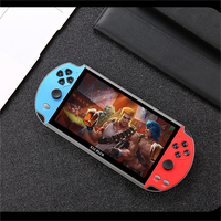 Console de jeu portable X12-1, écran IPS 7 pouces, 16 Go intégrés, 10 000 jeux, système d'exploitation Linux, jeu portable