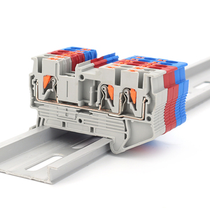 Pt 2.5tw Din-Rail mùa xuân nạp khối thiết bị đầu cuối 1 trong 2 ra Push-in công cụ-ít - Product Image 4