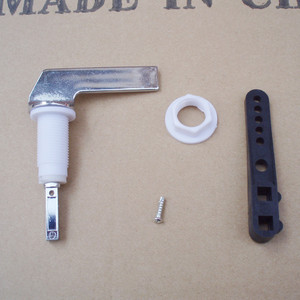 Accessoires de réservoir de toilette en plastique plaqué, levier de chasse d'eau, levier latéral de toilette pour toilette universelle, levier latéral <span class=keywords><strong>universel</strong></span> - Product Image 2