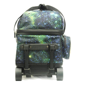 Bolsa de Bolos de Nailon Portátil de Gran Capacidad, Diseño Plegable Informal de Lujo, con Ruedas, Impermeable - Product Image 3