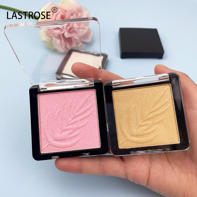 Cruelty Free Vegan Mineral Pressed Powder Blushes Waterproof Private Label Bronzer Cheek Single Smooth Highlighter Palette High