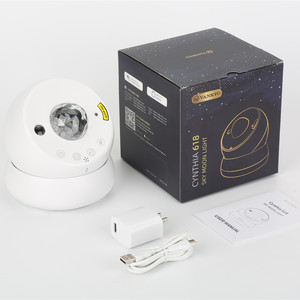 Lámpara de Luna Bolong Ske-xt-y01, Luz de Media Luna para Cine en Casa y Dormitorio, Lámpara de Luna con Wifi Tuya, Proyector Láser de 10w con Efecto de Cielo Estrellado - Product Image 2