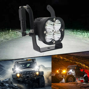 <span class=keywords><strong>Feux</strong></span> de brouillard auxiliaires <span class=keywords><strong>LED</strong></span> universels de 3,5 pouces pour voiture, réglage de l'angle, rotation vers le haut <span class=keywords><strong>et</strong></span> vers le bas, pour SUV, tout-terrain, VTT, UTV - Product Image 2