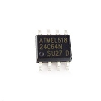 Mémoire EEPROM IC 64Kb 400 kHz 900ns 8SOIC atmel AT24C64 AT24C64N