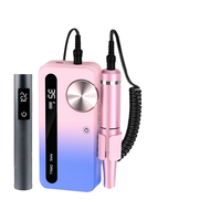 Perceuse à ongles rechargeable 35000 tr/min avec écran LCD perceuse à ongles portable pour polisseuse à ongles en gel professionnel acrylique