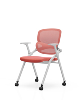 Chaises de formation commerciales empilables et pliables, chaises de conférence modernes pour bureau, vente en gros, tablette d'écriture optionnelle, directement de l'usine