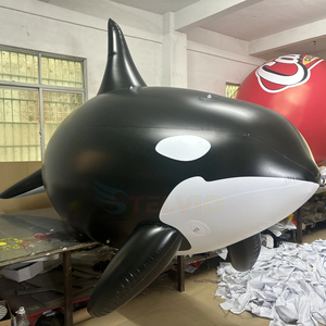 Decoración para Eventos con Temática Marina, Modelo Inflable de Orca, Ballena Asesina, <span class=keywords><strong>Grampus</strong></span>, Modelo Realista de Animal Marino de PVC, Globo - Product Image 2