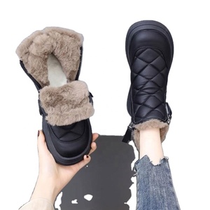 รองเท้าผ้าฝ้ายน้ำหนักเบาพื้นหนากันน้ำแบบ unisex ให้ความอบอุ่น ป้องกันความเย็น นุ่มสบาย กันลื่น เหมาะสำหรับกิจกรรมกลางแจ้ง - Product Image 1
