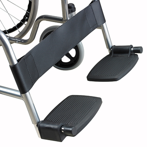 Sedia a Rotelle AOLIKE ALK809E in Acciaio Pieghevole Confortevole Economica al Prezzo di Fabbrica - Product Image 3