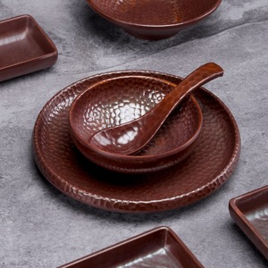Mountain-style hot <b>pot</b> and barbecue restaurant table set, commercial self-service sauce bowls, divided <b>dipping</b> sauce dishes, - Product Image 3