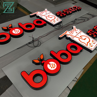 Letrero Et Formes Acrylique Décor Lit Signe Lettres Alphabet Signalisation Personnalisé Acrylique Éclairage Led Canal Lettres Signalisation