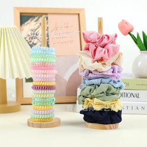 Étagère de présentation en bois pour élastiques et bandeaux pour cheveux, organiseur de rangement multi-niveaux pour accessoires d'enfants - Product Image 2