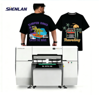 Mesin Cetak Kaos DTG Inkjet Warna dengan Tinta Putih Akurasi Tinggi Multifungsi 80pcs/jam