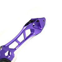 Ensemble d'arcs recourbés violet de 25 pouces pour compétition de chasse et de pêche ILF