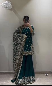 Printed and Dupatta Set with Heavy Embroidery Work Trendy Womens Traditional Wear at Effective Price - Product Image 2