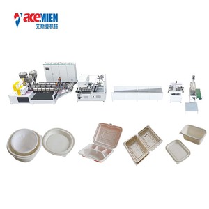 <span class=keywords><strong>Vaisselle</strong></span> biodégradable PP PLA boîte à déjeuner thermoformage Machine plastique ligne de Production d'assiettes jetables - Product Image 1