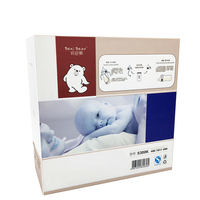 Boîte d'emballage en carton rigide avec laminage brillant personnalisé OEM pour produits pour bébés avec biberon et sucette en cadeau