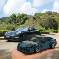 Briques MOC personnalisées, voiture de course Speed City, Champion Racer, supercar classique, course automobile, éducatif, plastique ABS, échelle 1:24, blocs de construction