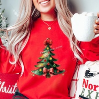 Sapin de Noël DTF Transfert de chaleur Vinyle Bling Strass Transfert personnalisé Fer sur Hot Fix Strass