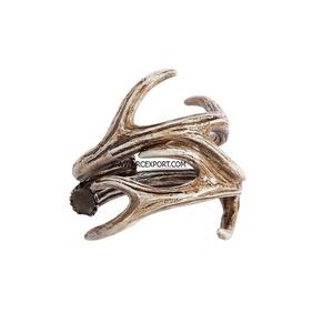 Top vente rond de serviette plaqué or Antique métal dessus de table concepteur belle luxe élégant moderne fantaisie Ware corail ronds de serviette - Product Image 5