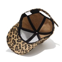 Gorra de Béisbol de 6 Paneles con Logotipo Personalizado al por Mayor, Estampado de Camuflaje y Leopardo, 100% Algodón, Estilo Vintage Occidental, Hebilla Metálica para Marcas, Venta al por Mayor