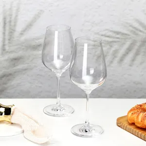 FAWLES Vidros De Vinho Estoque Cheap Glass Wine Classic Clear Goblet Lead Free Crystal Wine Glasses Presente De Casamento