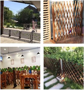 SHENGCHENG - Valla Expandible de Madera para Exteriores, Decorativa, Ligera y Compacta, Tipo Acordeón - Product Image 6