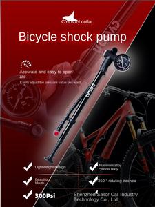 Portable haute pression ménage <span class=keywords><strong>pompe</strong></span> à Air voile VTT <span class=keywords><strong>pneumatique</strong></span> fourche avant amortisseur arrière <span class=keywords><strong>vélo</strong></span> <span class=keywords><strong>pompe</strong></span> - Product Image 2