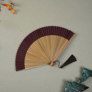 Abanico Plegable de Bambú con Diseño de Arte Folclórico Chino, con Seda Tallada, Portátil, para Danza, Bodas, Regalos Empresariales - Product Image 4