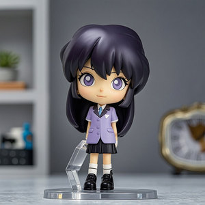 <b>Mini</b> Anime Figure Gray Hara Ai Resin Doll <b>Desk</b> Ornament Custom Mold Design - Product Image 3