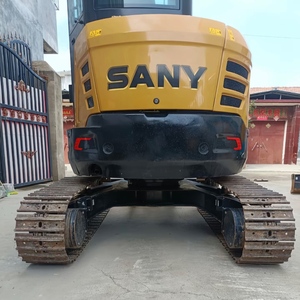 Mini-excavatrice hydraulique SANY SY35U d'occasion de 3,5 tonnes avec moteur diesel et chenilles pour la construction - Product Image 3