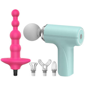 Mini pistola de masaje muscular Fascial recargable, masajeador corporal vibratorio - Product Image 3