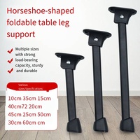 Pieds de table pliants pour salle à manger, cuisine, salon - Pieds de chaise en acier carbone robustes, accessoires