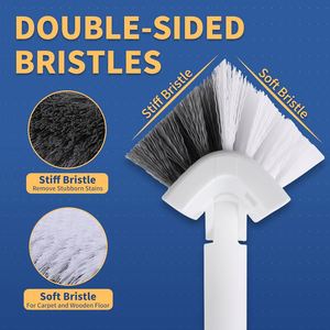 In the Trend 2-in-1 Floor Brush & <b>Squeegee</b> Wiper with Stainless Steel Handle Eco-Friendly for Household Floor Window Cleaning - Product Image 2