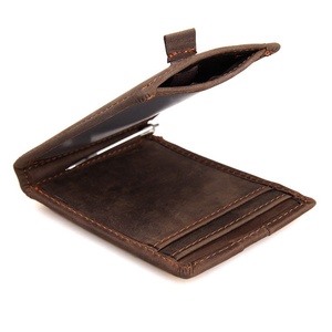 BOSHIHO Mens Leather <b>Card</b> <b>Holder</b> <b>Wallet</b> Credit Business <b>Card</b> <b>Holder</b> - Product Image 2