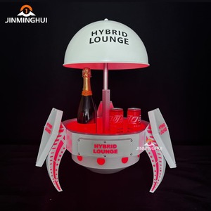 Robot LED con logotipo personalizado más vendido, presentador <span class=keywords><strong>de</strong></span> vino, elevador eléctrico, cubo <span class=keywords><strong>de</strong></span> <span class=keywords><strong>hielo</strong></span> <span class=keywords><strong>de</strong></span> Metal para club nocturno, servicio VIP, pantalla <span class=keywords><strong>de</strong></span> fiesta, sin MOQ - Product Image 5