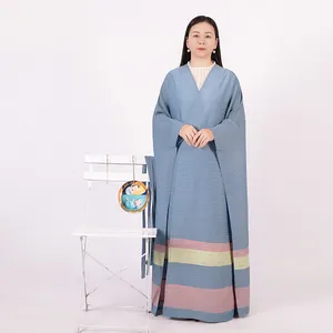 Tianbao – manteau pour femme, vêtement pliant, vente en gros, Miyake plissé, mode décontractée, arabe, africain, grande taille