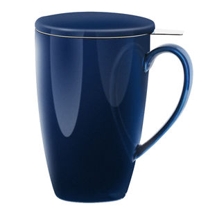 Taza de Té de Cerámica con Infusor y Tapa, Fabricada por el Fabricante Original (OEM), con Filtro de Acero Inoxidable - Product Image 5