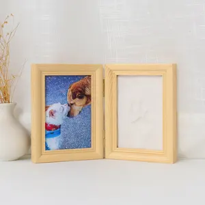 Pet Clay Print Print And Frame Pet Clay Paw Imprint Kit Pet Keepsake Clay Paw Print Frame