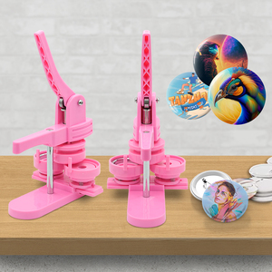 Hướng Dẫn Sử Dụng Nút Làm Máy Huy Hiệu Tùy Chỉnh Pin Huy Hiệu Máy Nút Nam Châm Trên 3D LED Nhấp Nháy Thêu Nickel Miễn Phí Hỗ Trợ - Product Image 2