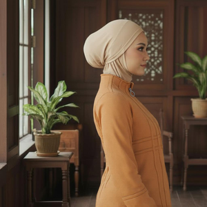 Ensemble de vêtements de sport décontractés et respirants pour femmes musulmanes Kilang Jahit OEM, prix d'usine, Labuh Menutup Aurat - Product Image 3