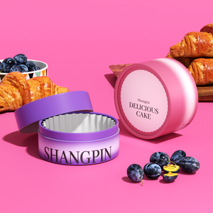Boîte à gâteau basque ronde en carton de qualité alimentaire avec logo personnalisé, emballage de gâteau en papier kraft écologique - Product Image 2