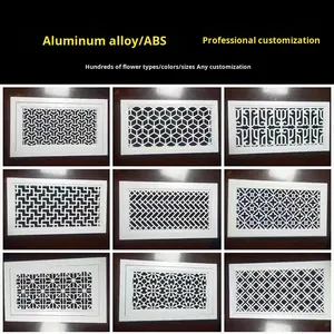 Hiện Đại Hợp kim nhôm khắc louver Hollow khắc trang trí <span class=keywords><strong>Air</strong></span> Vent cho trung tâm điều hòa không khí điều hòa không khí nghệ thuật Vent - Product Image 6