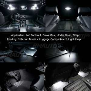 2 pièces, éclairage de courtoisie LED sous la porte, 63316972605 pour BMW E60 E87 E70 E90 E92 E63 E65 E85 M3 MINI Z4 R50 R52 R53 - Product Image 2