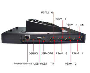 Xe buýt onboard validator 4 gam NFC Đầu đọc thẻ Vé máy thanh toán thiết bị đầu cuối Wifi <span class=keywords><strong>POS</strong></span> thiết bị đầu cuối với miễn phí <span class=keywords><strong>SDK</strong></span> và <span class=keywords><strong>API</strong></span> - Product Image 5