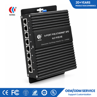 PoE SPD 100/1000 Mbps CE RoHS Protection contre la foudre Montage arrière en armoire Conception compacte Plug & Play OEM Usine Entreprise