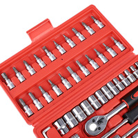 Ensemble de clé à douille à cliquet, tournevis, outils à main bon marché de chine 46 pièces