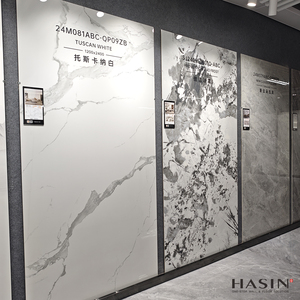 Pavimento moderno <span class=keywords><strong>in</strong></span> pietra sinterizzata 1200x2400mm <span class=keywords><strong>in</strong></span> <span class=keywords><strong>marmo</strong></span> bianco porcellana muro di pietra artificiale lastre per soggiorno sfondo - Product Image 2