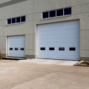 Phong Cách Hiện Đại Thép Trắng Dọc Cắt Cửa Nhà Để Xe Trượt Nâng Cơ Chế Nhà Máy Giá Hoàn Thành Nội Thất Cửa Khác - Product Image 4